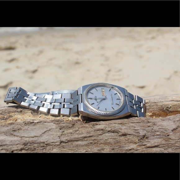 SOLD🔵Mido Commander Automatic w/ White Gold plated Bezel Swiss - Picture 4 of 10